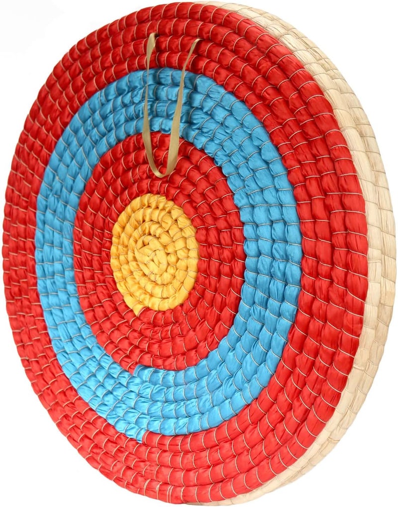 AUVIM Archery Target - Backyard Straw Archery Target for Recurve Compound or Longbow - 20 Inch Traditional Bow Arrow Target for Kids Youth Adult Archery Hunting Practice - Image 1